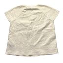 Massimo Dutti  linen embellished cap sleeve blouse medium Photo 2