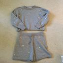 Lush Clothing Lush Daisy Sweater and Shorts Set Photo 0