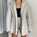 Krass&co G.H. Bass &  Faux Suede Fur Hooded Coat Size M Photo 10