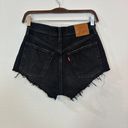 Levi's 501 Raw Hem Buttonfly Shorts Photo 2