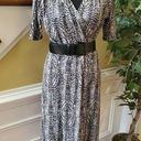 Jones New York  Belted Faux Wrap Dress Sz Medium Photo 0