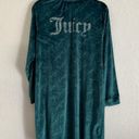 Juicy Couture  Studded Logo Green Velour Robe Pockets Y2K Loungewear S/M Photo 7