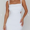 Selfie Leslie White Ribbed dress Photo 3