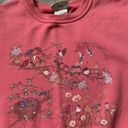 Northern Reflections VTG  Happy Bird Graphic Crewneck Sweatshirt Pink Salmon M Photo 1