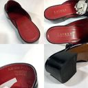 Lauren Ralph Lauren‎ Block Heel Mule Loafers Black Size 9.5 Photo 3