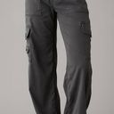 American Eagle Super High Rise Baggy Wide Leg Cargos Photo 0