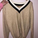 Boutique Cream Sweater Tan Photo 1