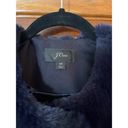 J.Crew  faux fur cropped jacket Navy blue size XS Photo 2