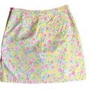 Lilly Pulitzer Eagle Skort “Palm Green Speck Print” size 6 white label Photo 1