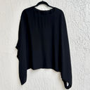 The Row $700  Dolman Sleeve Estela Oversized Kaftan Poncho Top Black Women's 1/ S Photo 1