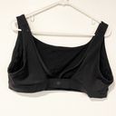 Athleta  Plus Size 2X Black EXHALE Sports BRA Athletic Workout Photo 4