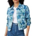 3.1 Phillip Lim  Women's Tie-Dye Denim Jacket Size 0 Multicolor Photo 0