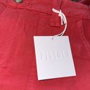 Pistola NWT  X Revolve Erin High Rise Utility Crop Straight Leg Pant In Hibiscus Photo 5