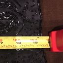 Banana Republic Sheer Black Beaded sequence Zipper lining 100   % Silk  Size S. Photo 7
