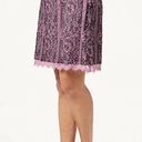 Isaac Mizrahi  Live! Purple and Black Paneled Lace Skort Skirt Photo 2