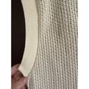 ZARA  | Cream Open Weave Oversized Sweater Vest | Size Medium Photo 2