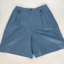 CRAZY HORSE Vintage  Womens Pleated High Rise 100% Cotton  Chino Shorts Size 10 Photo 0