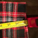 Blair Boutique Vintage Red White Gray Black Plaid Midi Skirt SZ 10 Wool Blend Photo 8