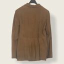 Brooks Brothers  346 Leather Jacket Camel Size 4 Photo 5