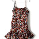 Agua Bendita 🆕  Tumbao La Fania Noche Floral Frill Dress Sz L Photo 3