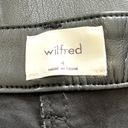 Wilfred Aritzia  The Melina Super High Rise Vegan Leather Pants in Black Photo 12