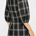 Free People Miss Molly Black White Plaid Mini Dress $128 EUC 0 Photo 2