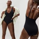 Everlane  Swimsuit Women’s XL NWT Renew V-Neck One Piece Resort Wear Black Photo 1