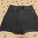 Madewell Black Denim Skirt Photo 0