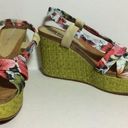 Krass&co Right Bank Shoe . Floral Fabric Espadrille Sz 8 Photo 0