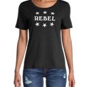 Rebecca Minkoff  Ava Rebel Graphic Tee Large EUC Photo 0