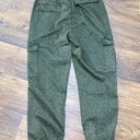 easel NWT Olive Green Leopard Print Cargo Jogger Pants Photo 5