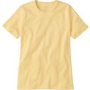 L.L.Bean  Women's Pima Cotton Tee, Short-
Sleeve Crewneck in Yellow Photo 0