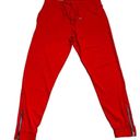 Zyia Zipper Everywhere Joggers Red Size Small Photo 1