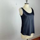 Vince  Gunmetal Grey Satin Tank Top Photo 1