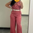 Francesca's Francesca’s Pink Jumpsuit Photo 1