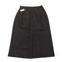 Talbots  Vintage Deadstock 28” Pencil Skirt Dark Navy Size 6 NWT Career Linen USA Photo 1