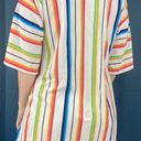 JC Penny Vintage 70s JC Penney Rainbow Stripe Terry Cloth Robe Photo 2