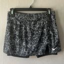 Nike Black And White Patterned Tennis Skirt Photo 2