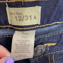 Gap 1969  Womens Curvy Flared Jeans Blue Size 12/31 Regular Dark Wash Navy Blue Photo 1