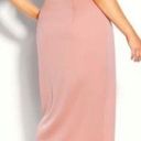 City Chic  One Shoulder Sensual Satin Evening Tulip Hem Dress: Baby Blush Pink Photo 1