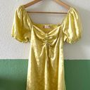 Altar'd State Yellow Silk Dress Photo 0