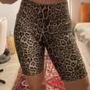 Onzie Leopard Print Bike Shorts Photo 1