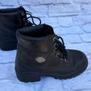 Harley Davidson Ladies  Combat Boots-Motorcycle Biker Boots size 8 Photo 4