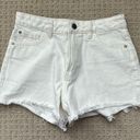 Mango Mom White jean Shorts Photo 0