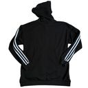 Adidas Cotton 3-Stripes Maternity Hoodie Women's Black Hooded Sweatshirt XS Photo 7