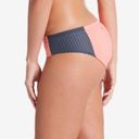 Nike  Tonal Stripe Hipster Bikini Bottoms Coral M Photo 2