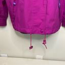 L.L.Bean  Magenta Blue Windbreaker Gore-Tex Rain Jacket Size Small Vintage 80s Photo 7