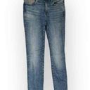 White House | Black Market  Womens Faded Wash Straight Fit Slim Crop Jeans Size 00 Photo 1