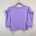 Endless Rose  Drop Shoulder Crop Top Lilac Size M Photo 4