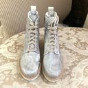 DV by Dolce Vit Dolce Vita Hinto Ankle Boots in Silver Metallic Calf Hair Photo 8